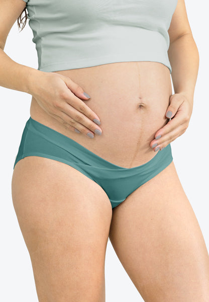Maternity Cotton Bikini Panties, Under the Bump