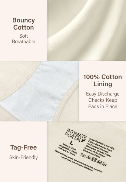 Crossover Maternity Bikini Underwear, 6-pk, Midnight