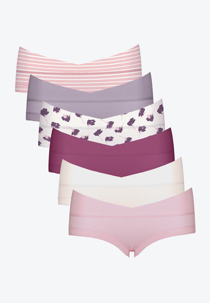 Cradle Maternity Underwear, 6-pk, Florale
