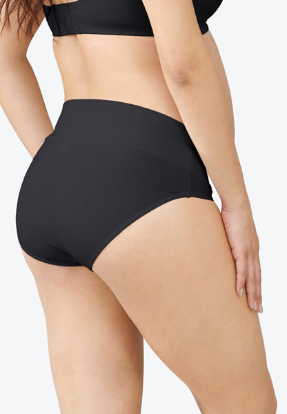Foldable Maternity Underwear, 6-pk, All Black
