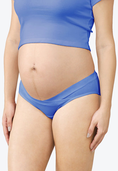 Crossover Maternity Bikini Underwear, 6-pk, Midnight