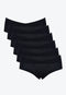 Cradle Maternity Underwear, 6-pk, All Black