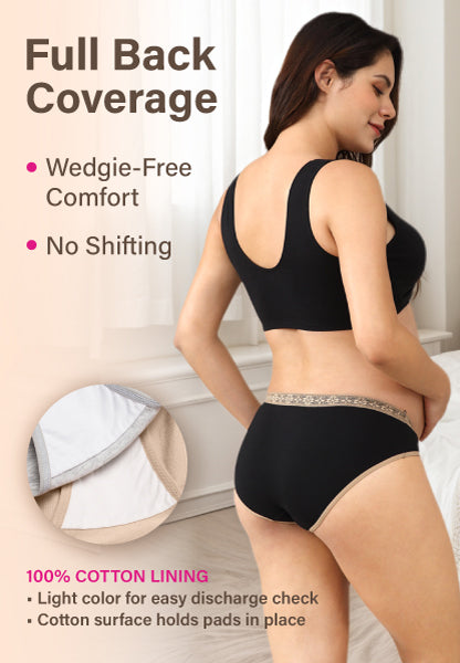 Crossover Maternity Bikini Underwear, 6-pk, Lace Delicacy