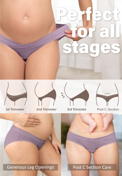 Intimate Portal under the bump maternity bikini panties, fit for all stages