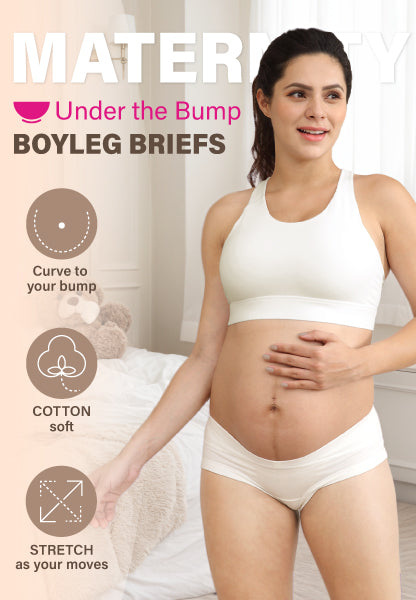 Intimate Portal under the bump maternity boyshort underwear