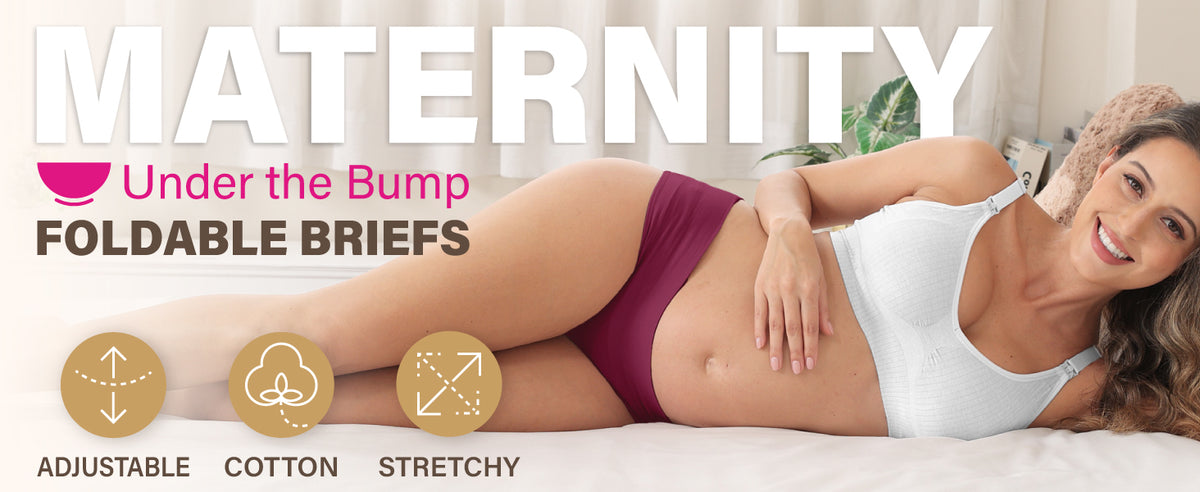 Foldable Maternity Underwear, 6-pk, Floreus Size Chart