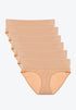 Foldable Maternity Underwear, 6-pk, Beige
