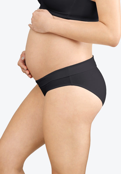 Foldable Maternity Underwear, 6-pk, All Black