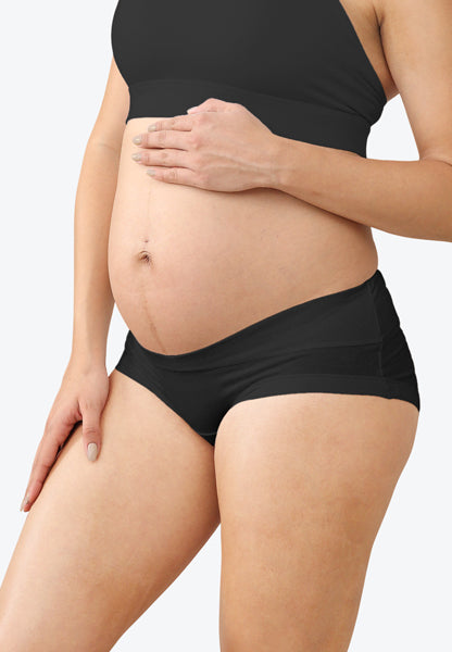 Cradle Maternity Underwear, 6-pk, All Black